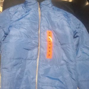 Men Waterproof Winter Coat Size M Blue